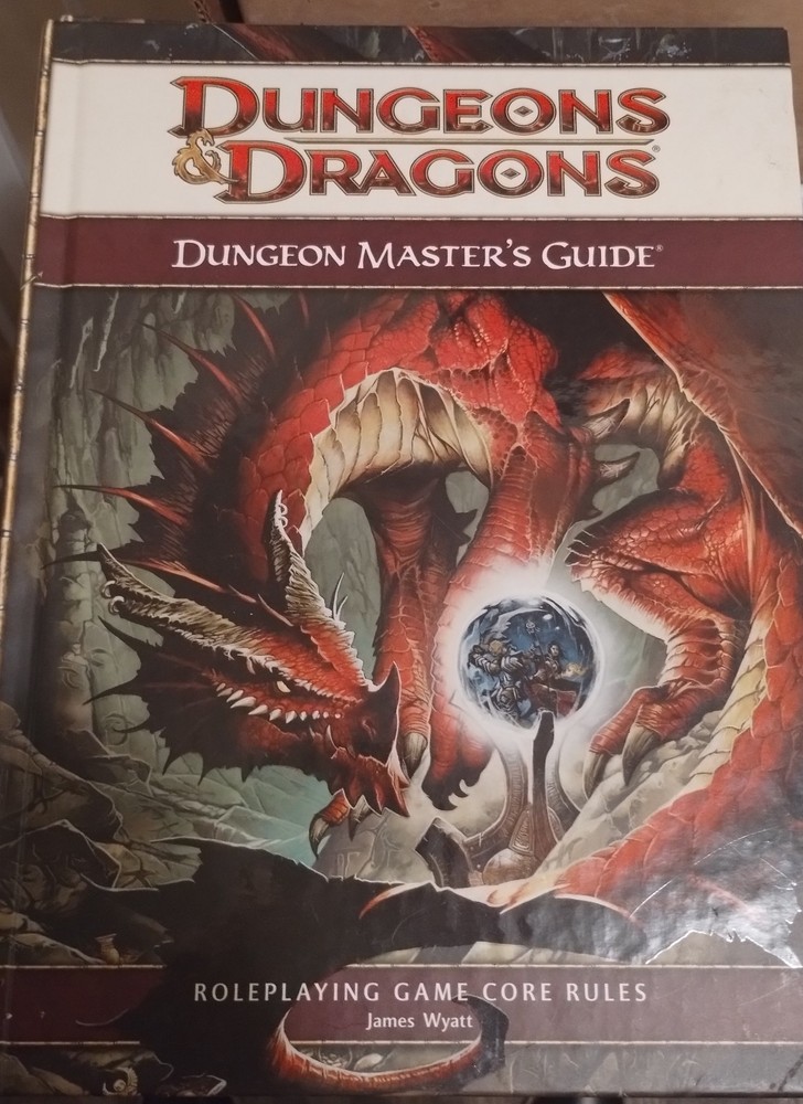 Dungeon Master's Guide - Core Rules Dungeons and Dragons 4.0 4TH Edition D & D