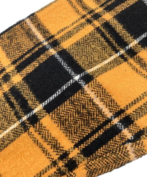 CALEE Herringbone Check Shirt yellow