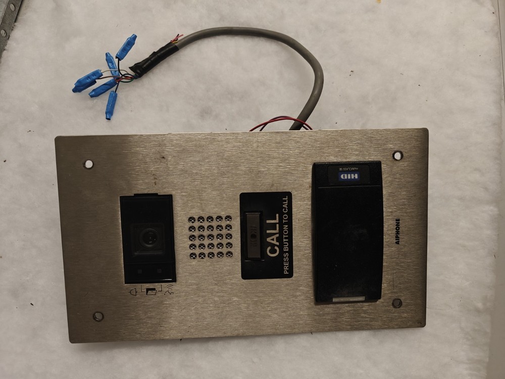 Aiphone IX-DF-HID Industrial Intercom Base Station with Camera, Card Reader