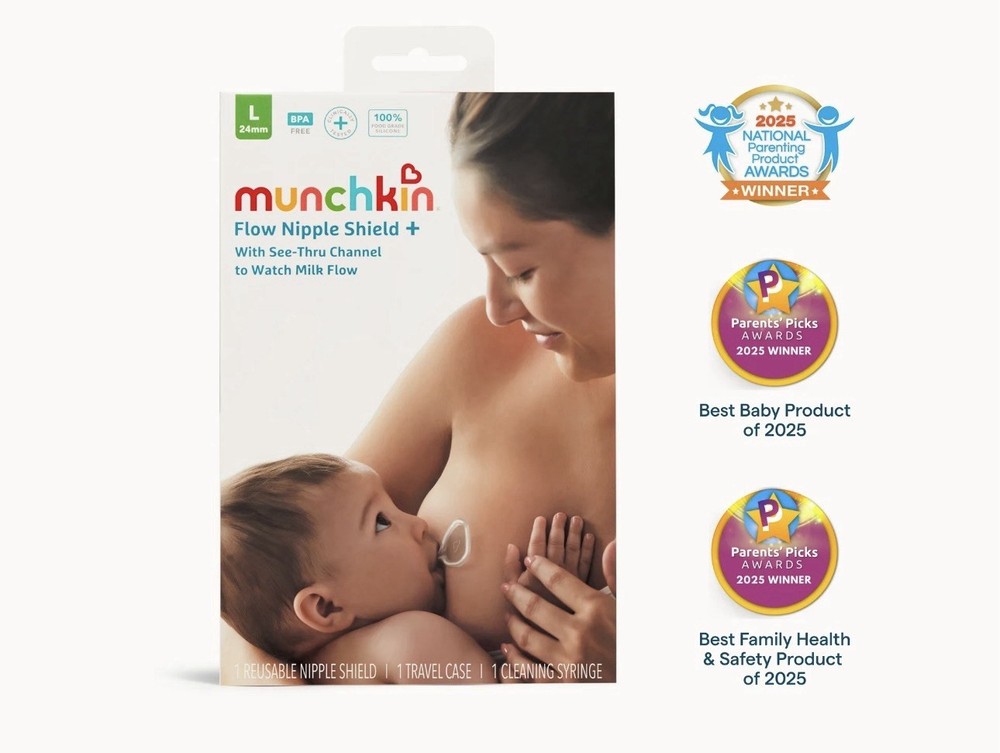 Munchkin Flow Nipple Shield Set with Case