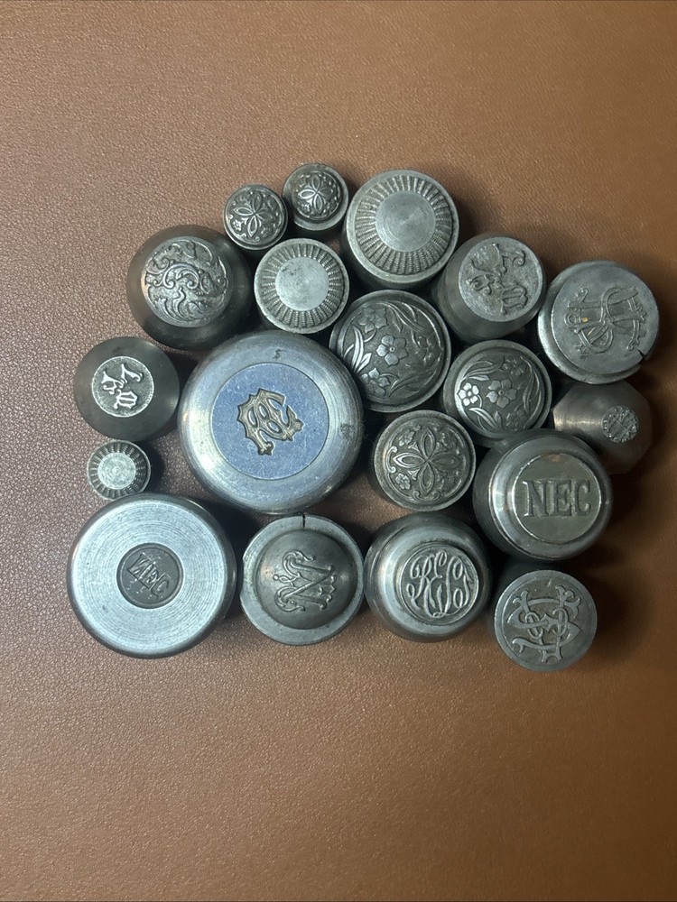 Vintage 1920s Glass Button Molds