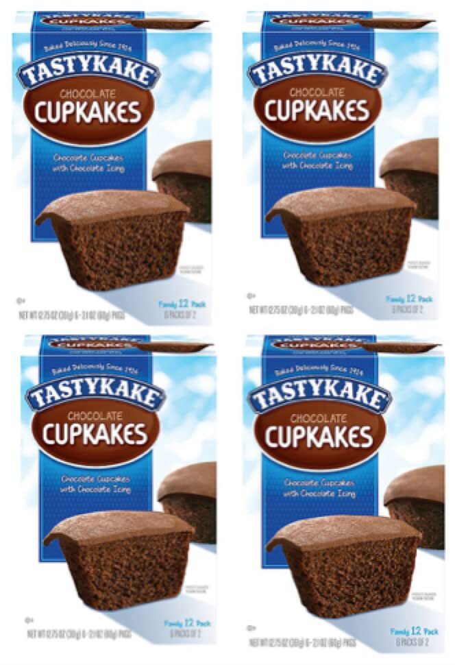 Tastykake Chocolate Cupcakes - 4 Pack