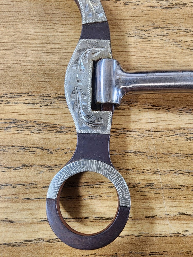 Classic Equine BitLogic 7-1/2" Rasp Design Ported Chain Bit