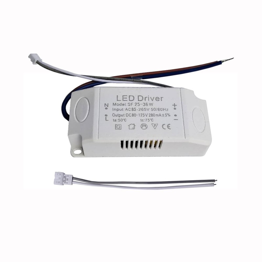 LED Driver 25-36W for Single Color Ceiling Strip Spot Light Module Panel,