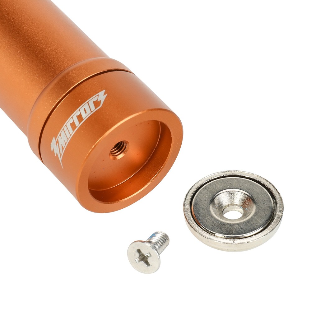 3mirrors Tungsten Storage Solution 3-Section Divider Holder Orange Magnetic Box