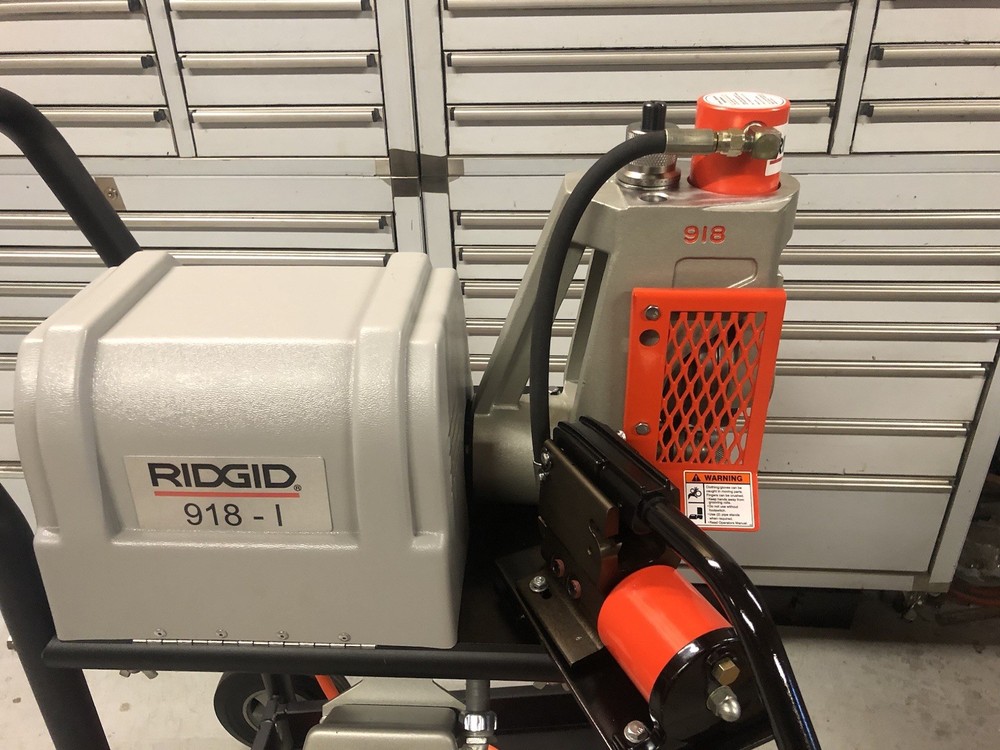 Ridgid 918-I Roll Groover, 64977, 2”-12”, Complete