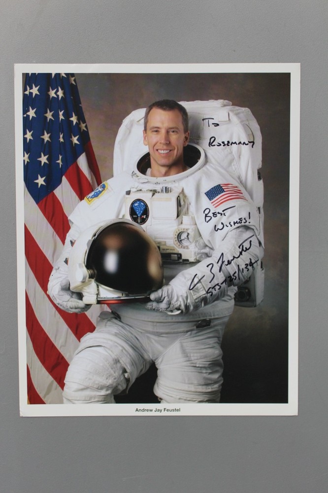 Astronaut Autograph - Space - Shuttle - Andrew Jay Feustel - Signed Inscribed