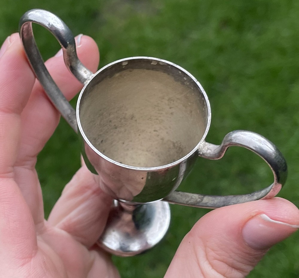 Antique Silver Plated Award Trophy