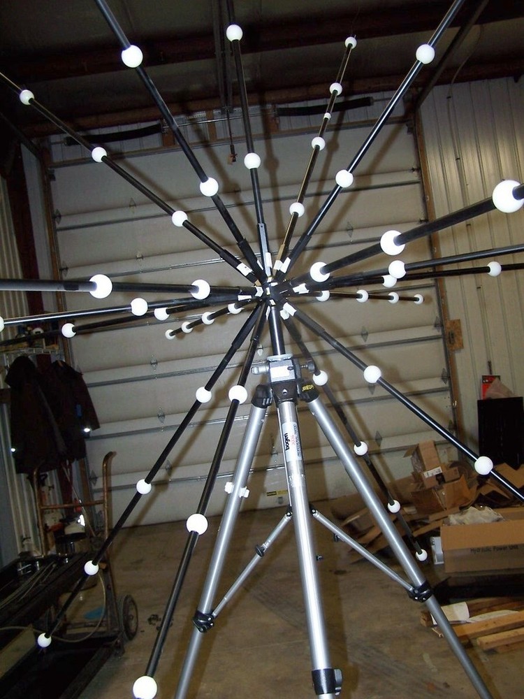 Unique Steampunk Sputnik Influenced Industrial Art Spatial Model disassembles *