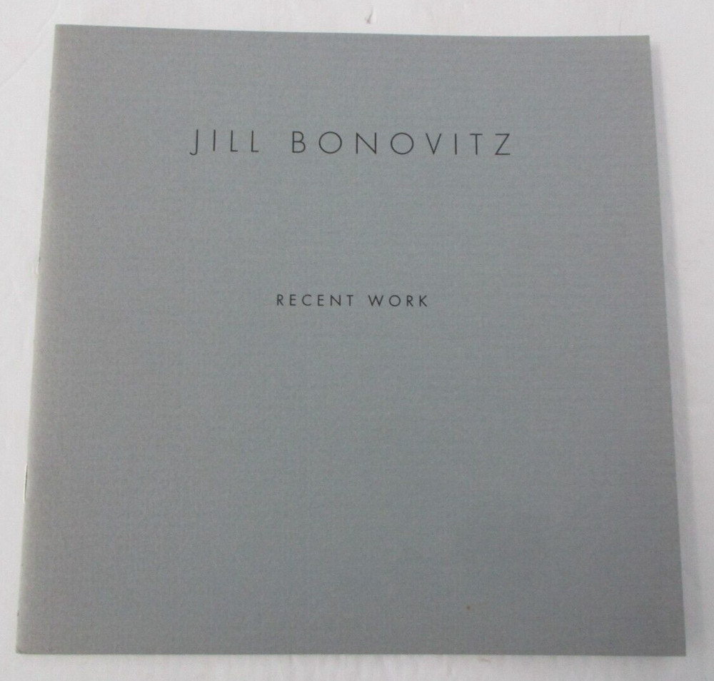 JILL BONOVITZ, Recent Work, 1989 Earthenware Exhibit Catalog