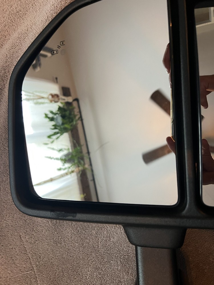 Ford Passenger Side Chrome Capped Tow Mirror