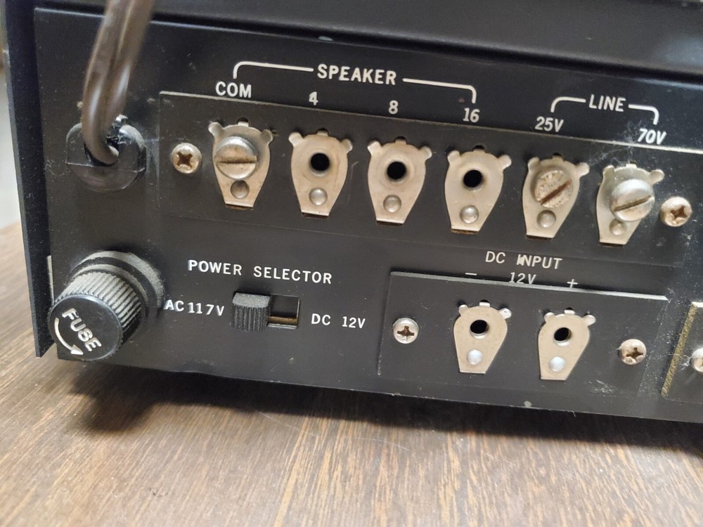 Philmore Solid State Public Address Amplifier PA-230 Silver Box Powers W Lights