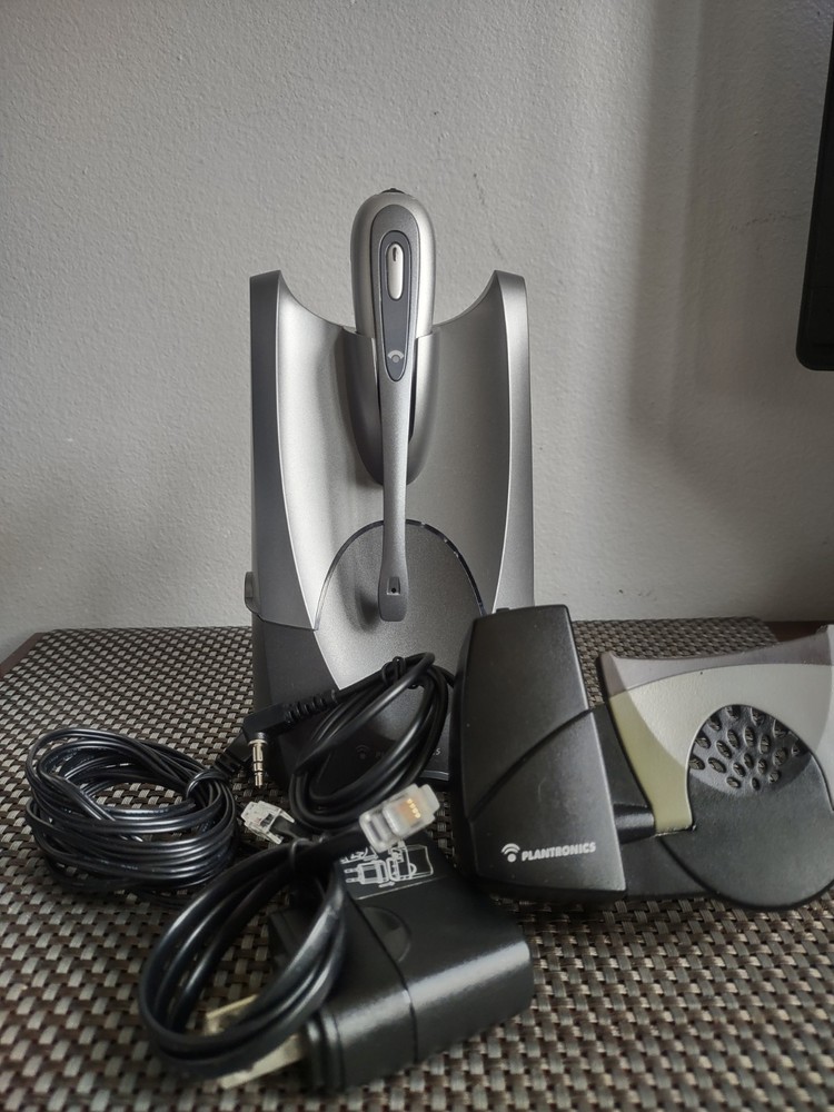 Plantronics CS50 Ear Hook Headset - Silver