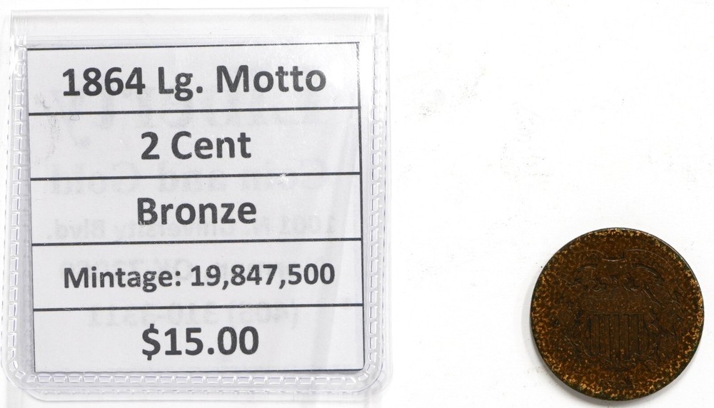 1864 Two Cent Piece