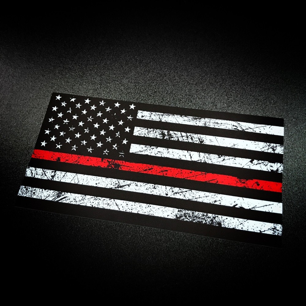 AMERICAN FLAG- Rustic Red Stripe