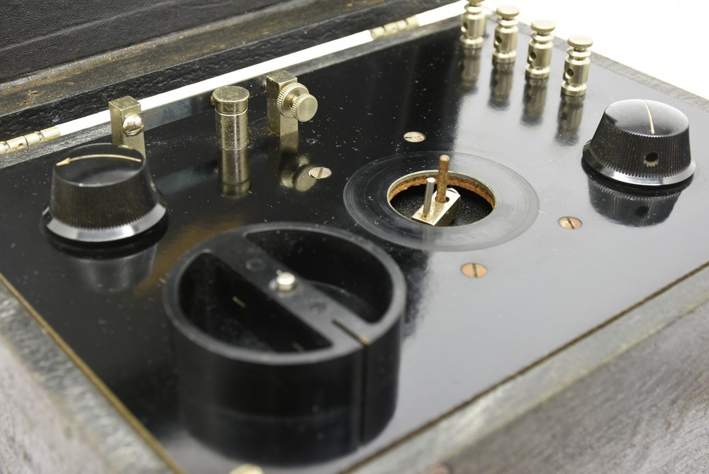 Vintage Instructograph Morse Code CW Trainer Machine + Box HAM