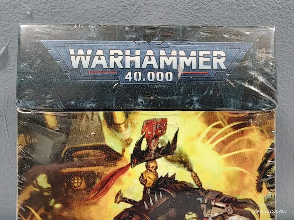 GAMES WORKSHOP Warhammer 40k 9th Ed Orks Datacards BNIB & SEALED