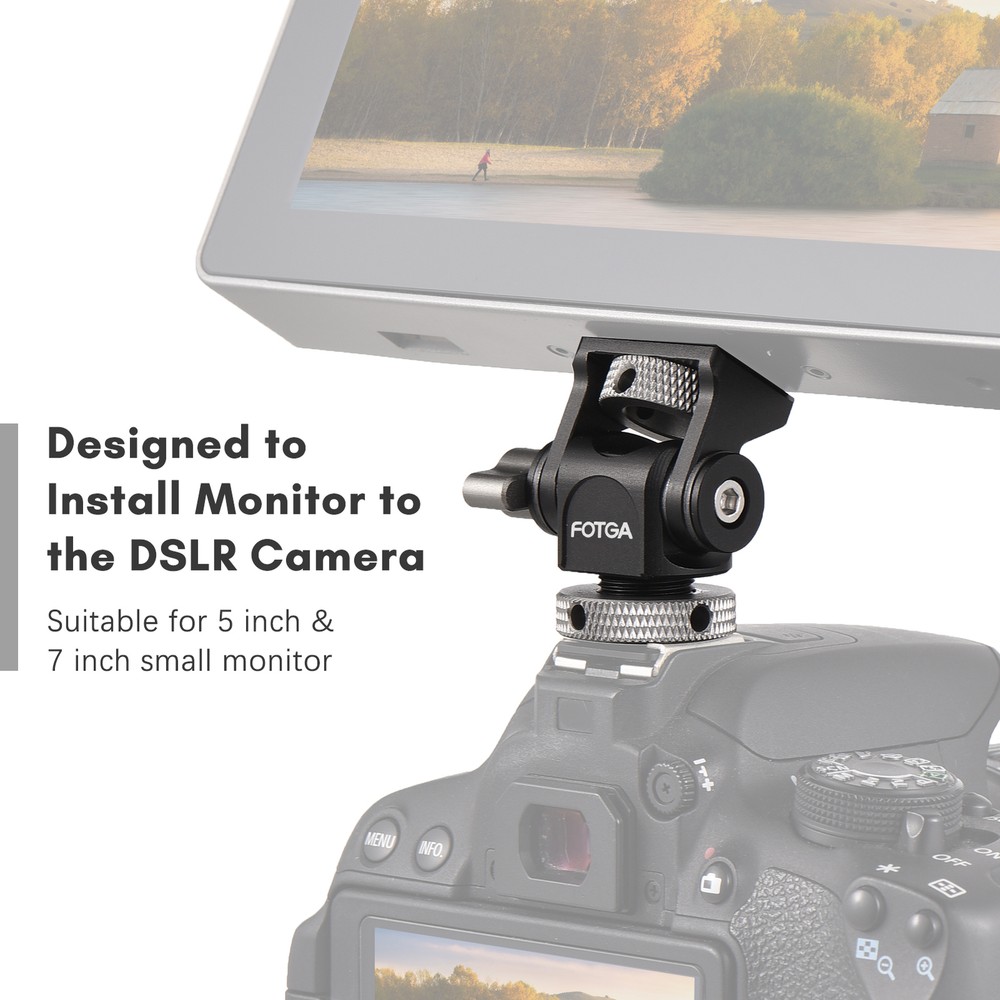 Mount Bracket with Cold Shoe Field Mount Holder A8B6