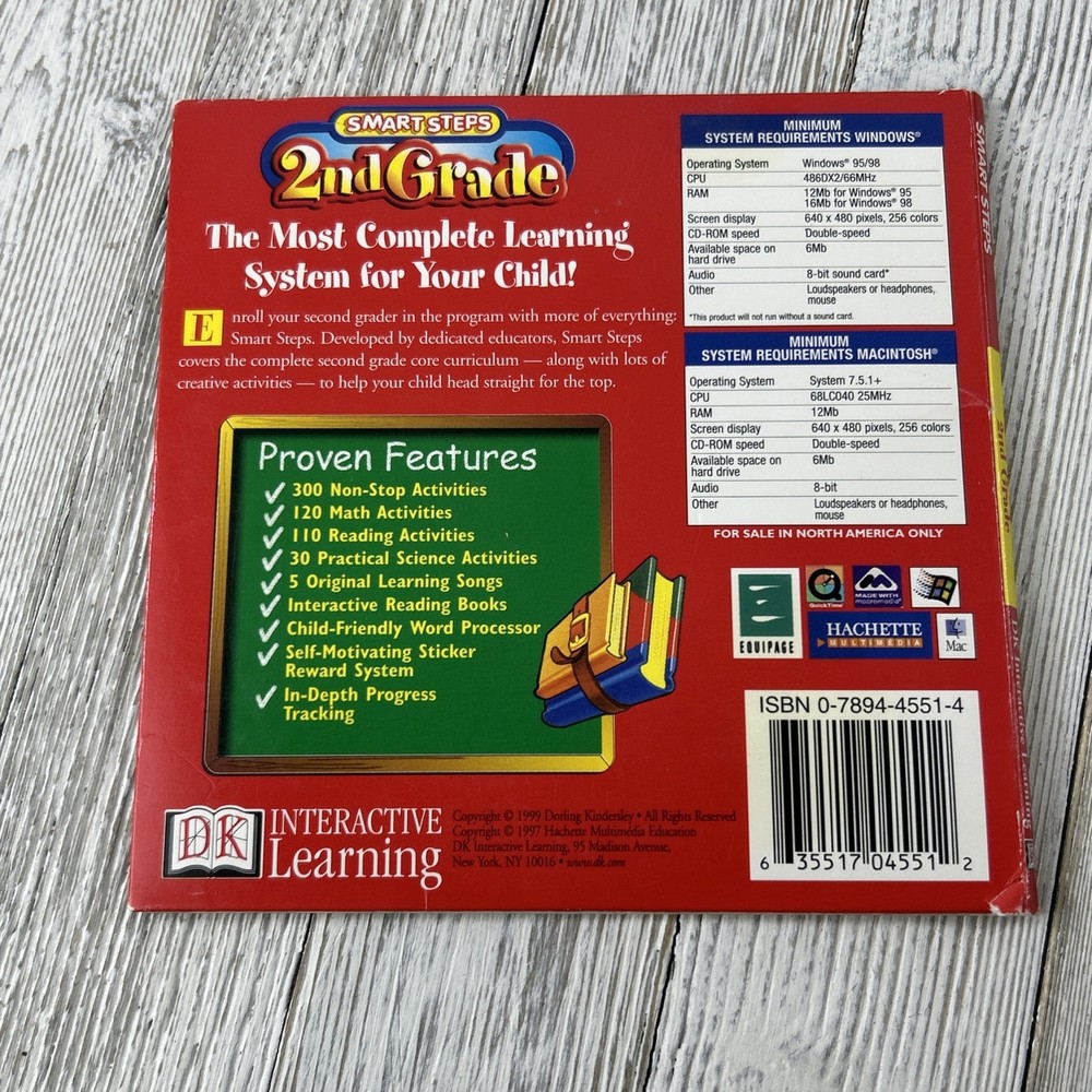 DK Multimedia Smart Steps 2nd Grade PC