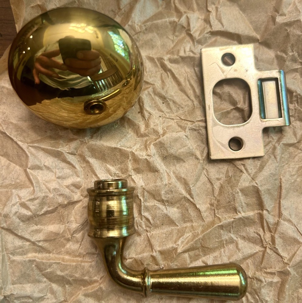 Dexter Screen/Storm Door Lock Brass #1159