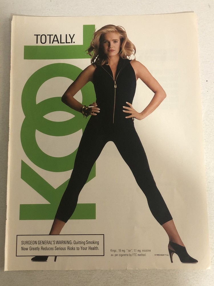 1993 Kool Cigarettes Print Ad Advert pa10