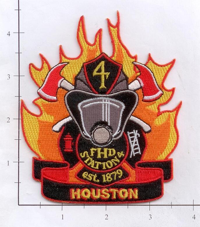 Texas - Houston Station 4 TX Fire Dept Patch
