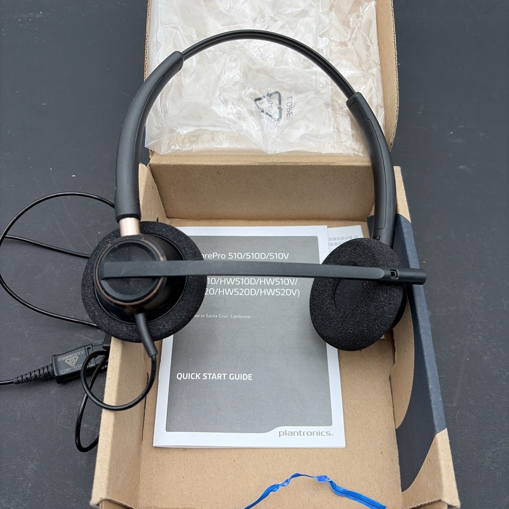 Plantronics EncorePro HW520 Black Headband Headset