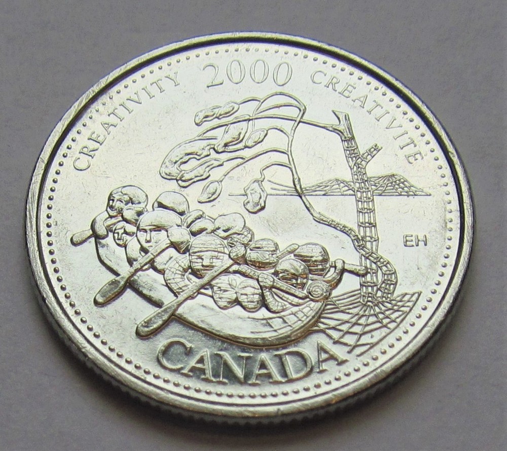 2000 Canada  Creativity Quarter - combined shipping