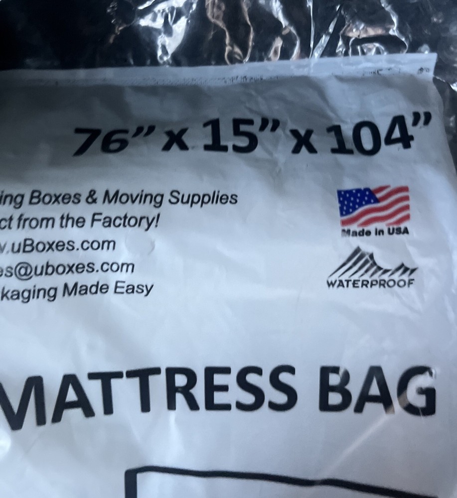 King Size Mattress bag 76"×15"×90"
