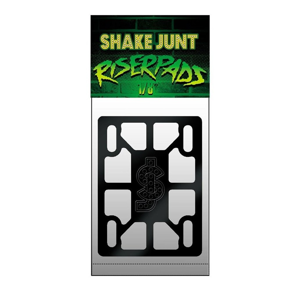 Skateboard Risers 1/8" Black Riser Pads