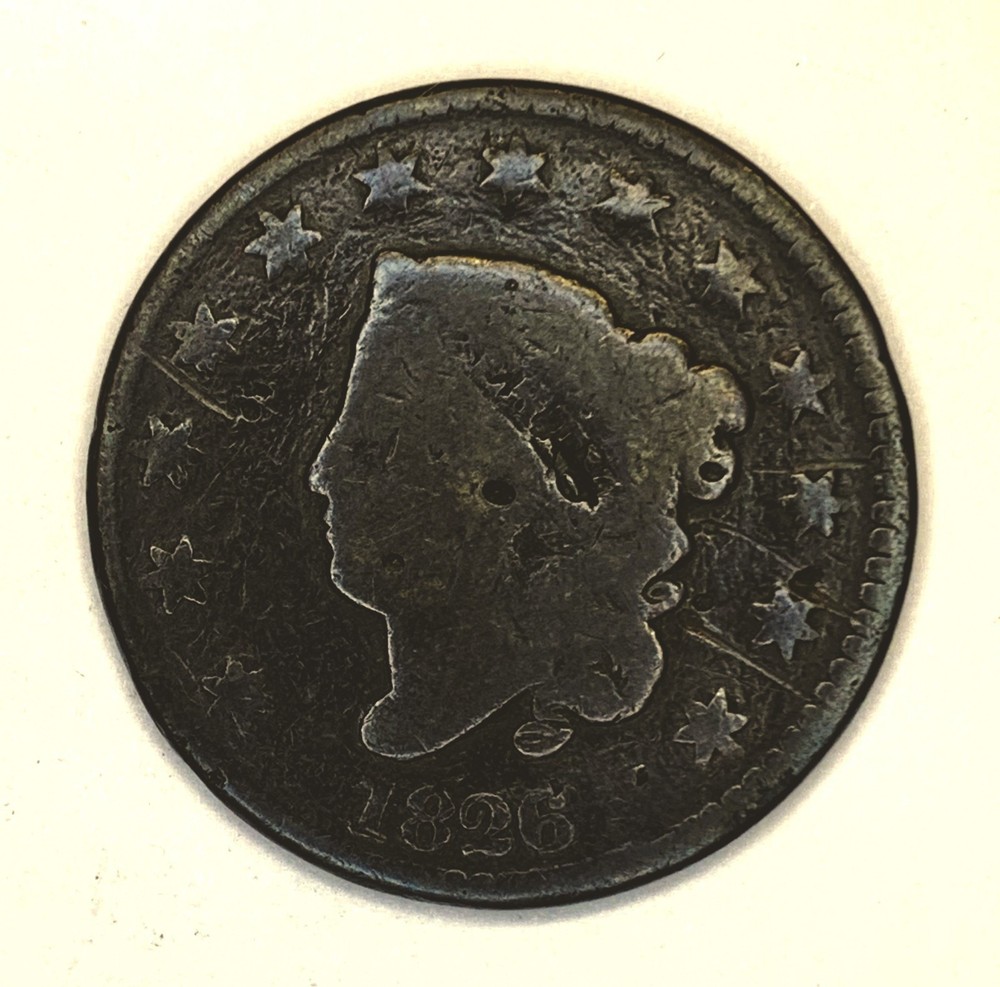 1826 Coronet Liberty Head Large Cent