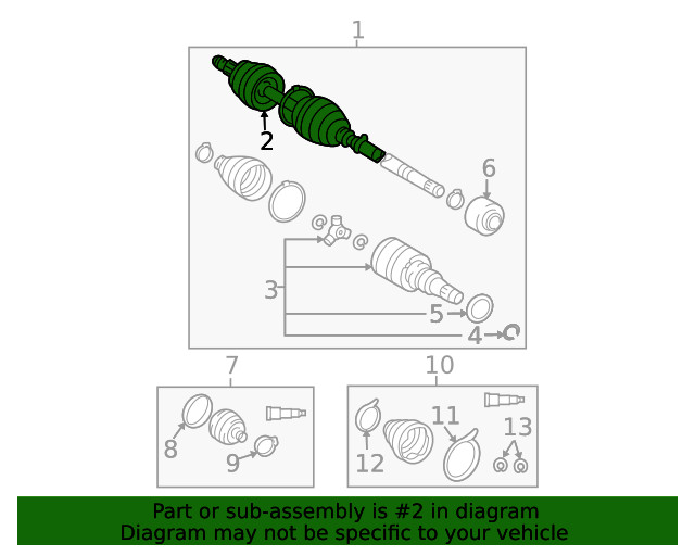 Genuine GM Outer Joint Assembly 88972708