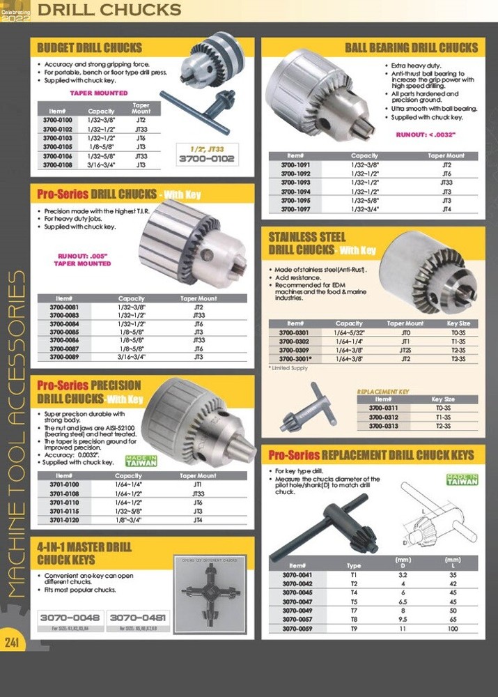 MT2 DRIFT/CENTER KEY (3900-0262)