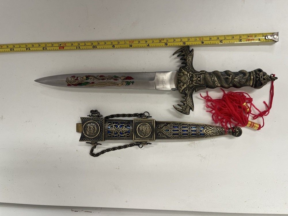 Medieval Replica Dagger Blue