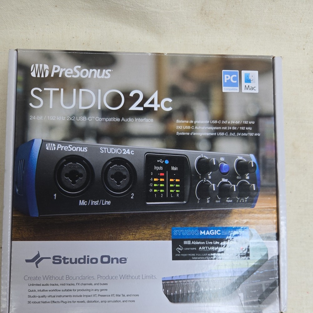 PreSonus Studio 24c Audio Recording Interface