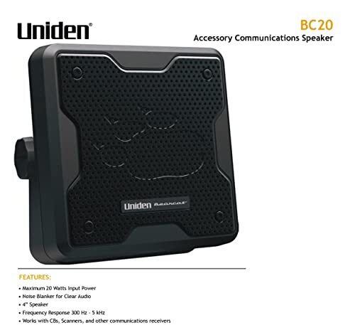 (BC20) Bearcat 20-Watt External Communications Speaker. Durable Rugged