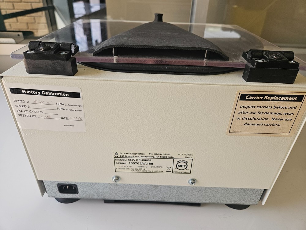 Drucker Horizon 653V Horizontal Separation Centrifuge