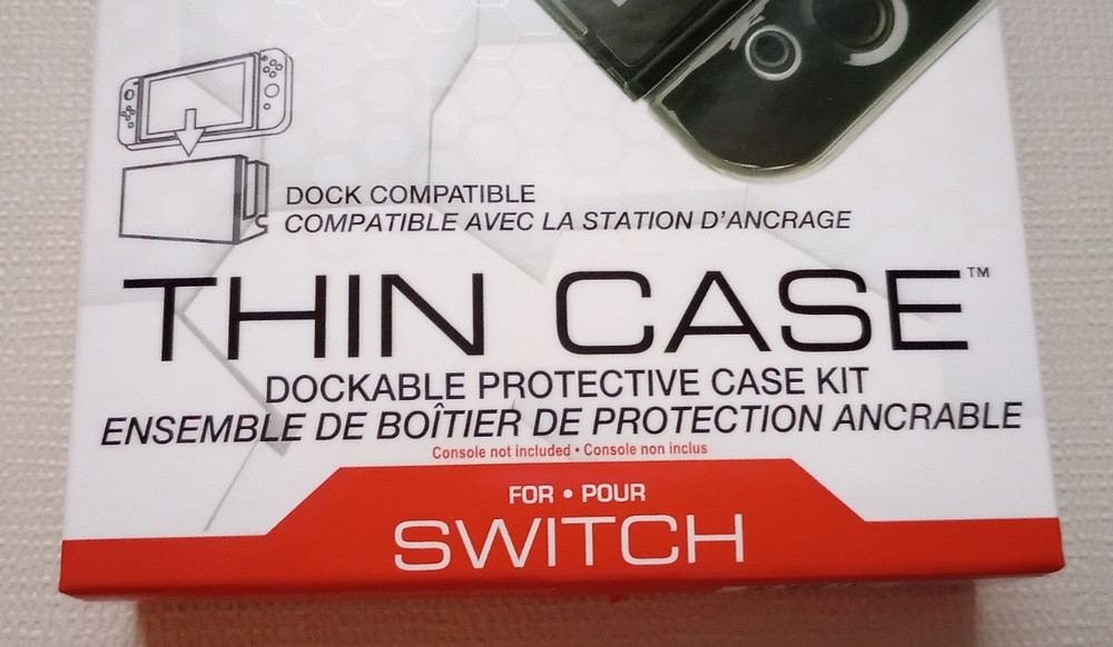 Nyko Thin Case Dockable Protective Case Kit for Switch (Black)