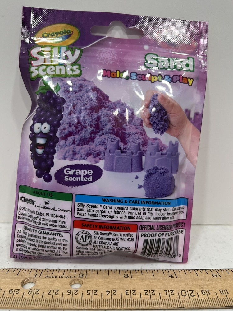 Crayola Silly Scents Sand Pack 4.59oz Grape Scented
