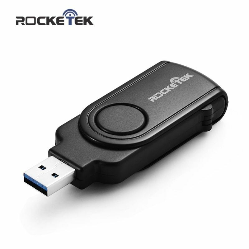 USB 3.0 Multi 2 in 1 Memory Card Reader Adapter SD/TF Micro SD Computer Laptop