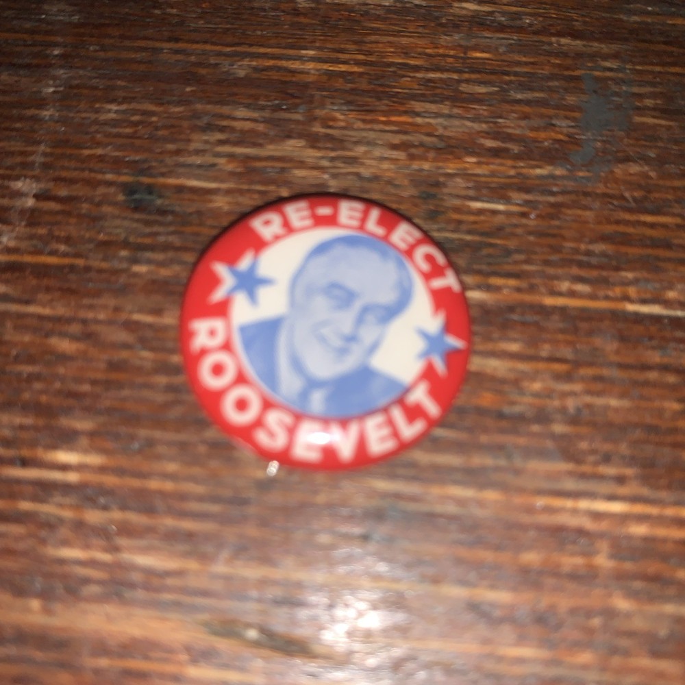 Franklin Roosevelt .75 Inch Political Campaign Button