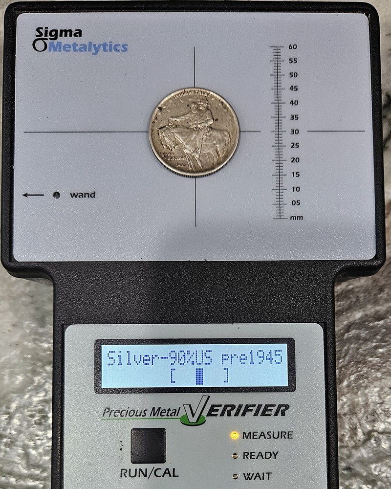 1925 Stone Mountain 90% Silver Half Dollar