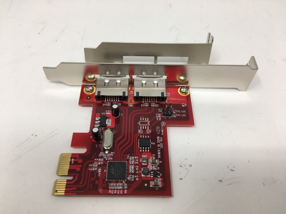 StarTech PEXESAT32 2-Port PCIe eSATA Controller Card - 6Gbps RAID Support