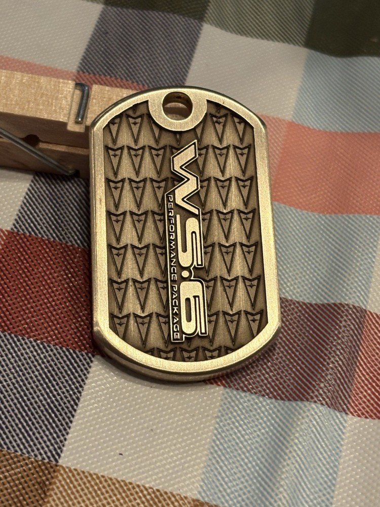 WS-6 Solid Brass Custom Keychain