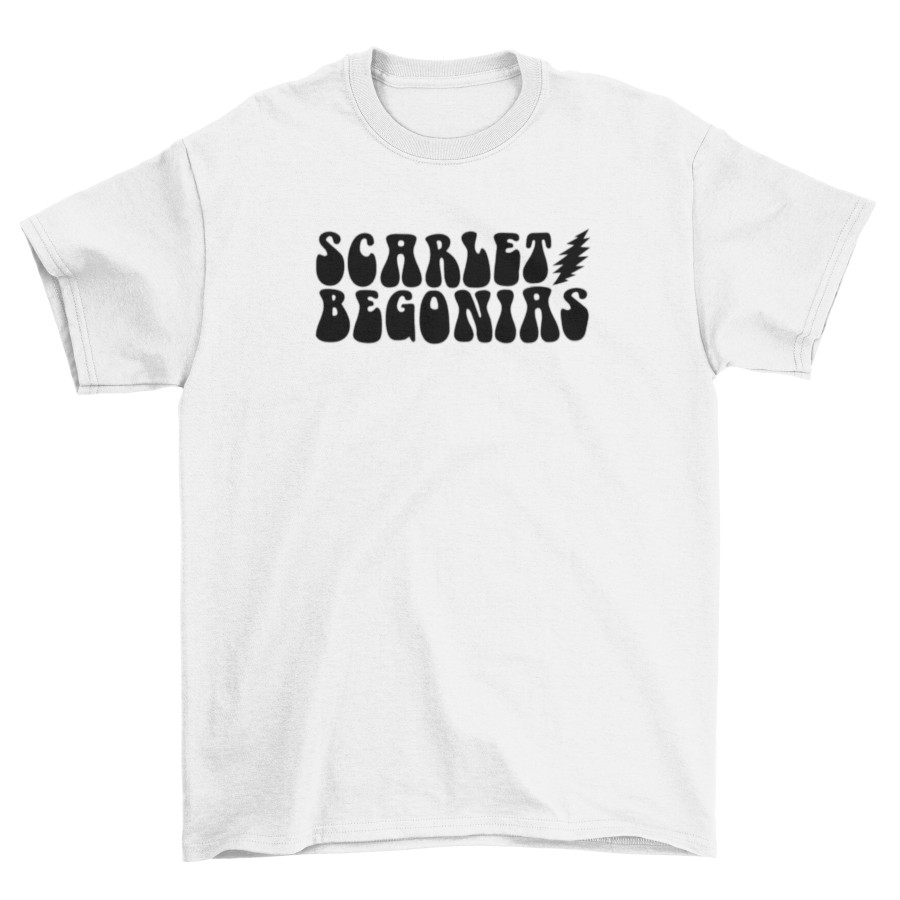 scarlet begonias custom tshirt