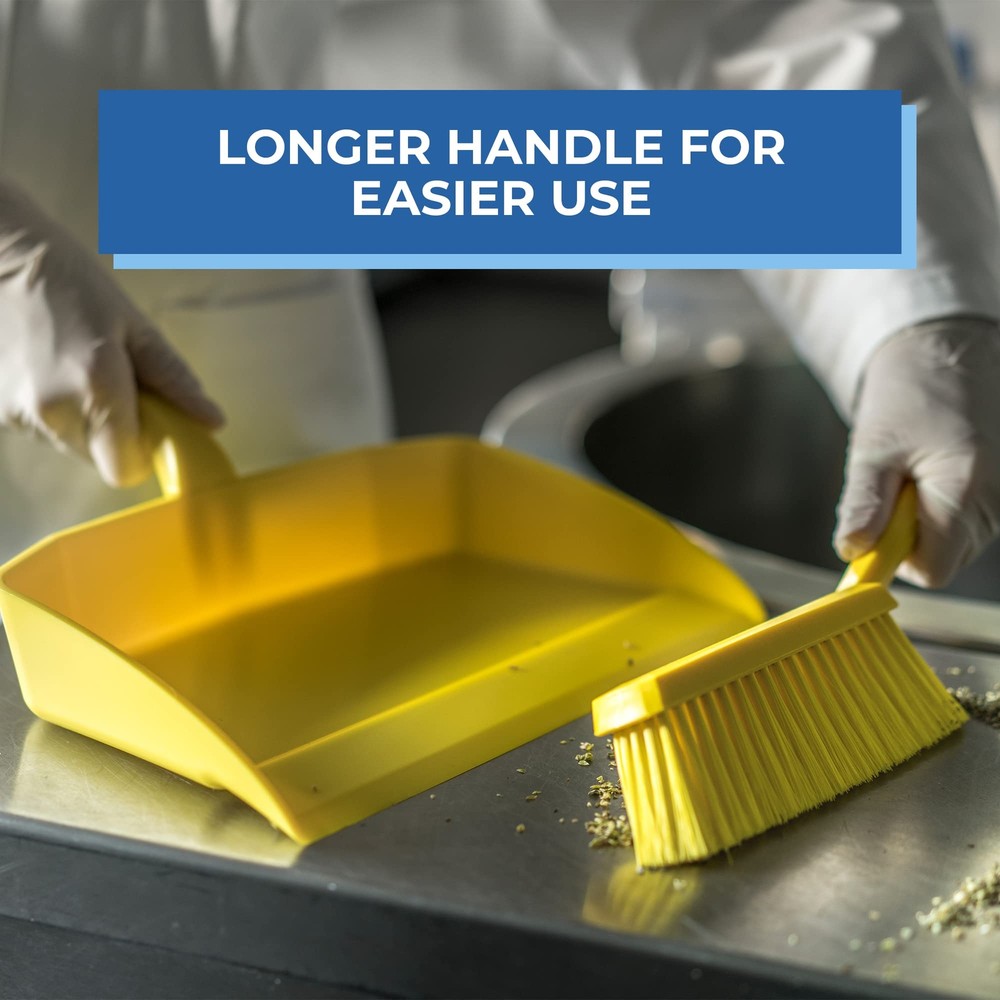 45895 Bench Cleaning Brush Polypropylene/polyester Medium Bristle Dustpan Brush