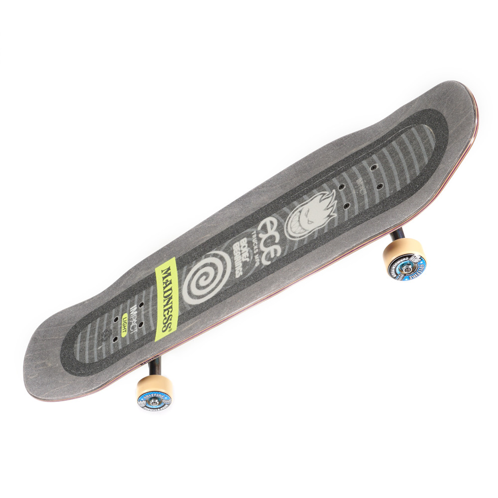 Madness Skateboards 9" Split Personality Impact Pro Complete Ace Reds Spitfire