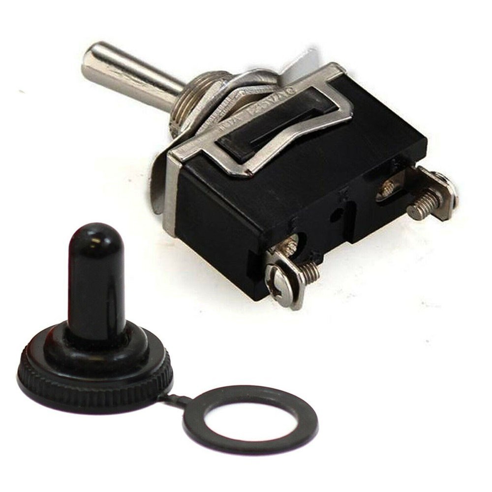 Five Pack Waterproof On Off Metal Toggles Suitable for Electrical Projects