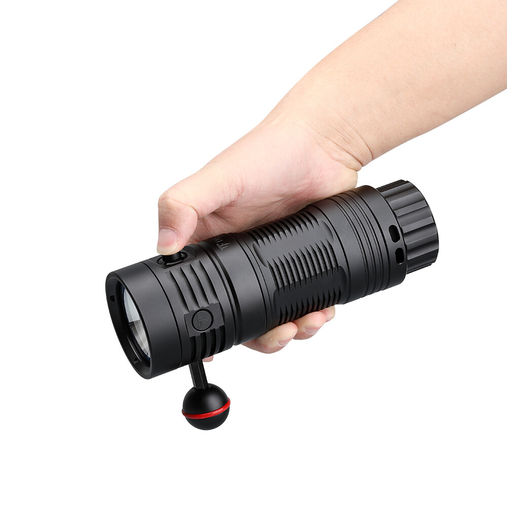 TrustFire Rechargeable Type-C Diving LED Light Scuba 6500LM Diving Flashlight
