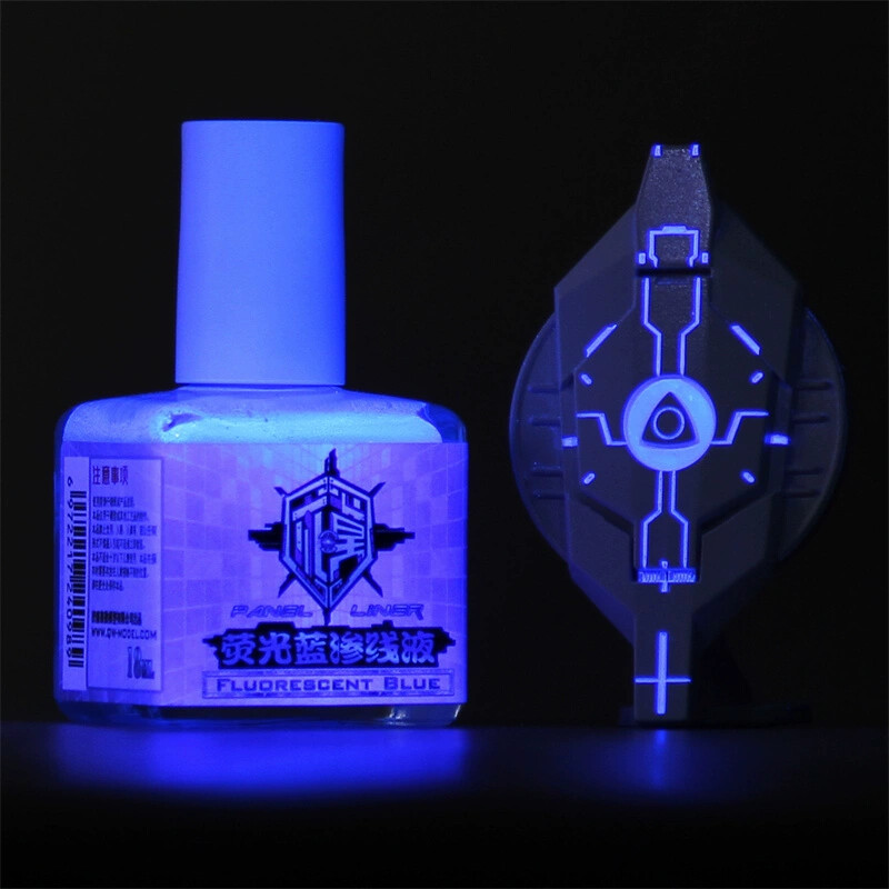 QW-model Water-based Panel Liner Accent Color - Fluorescent Blue 18ml
